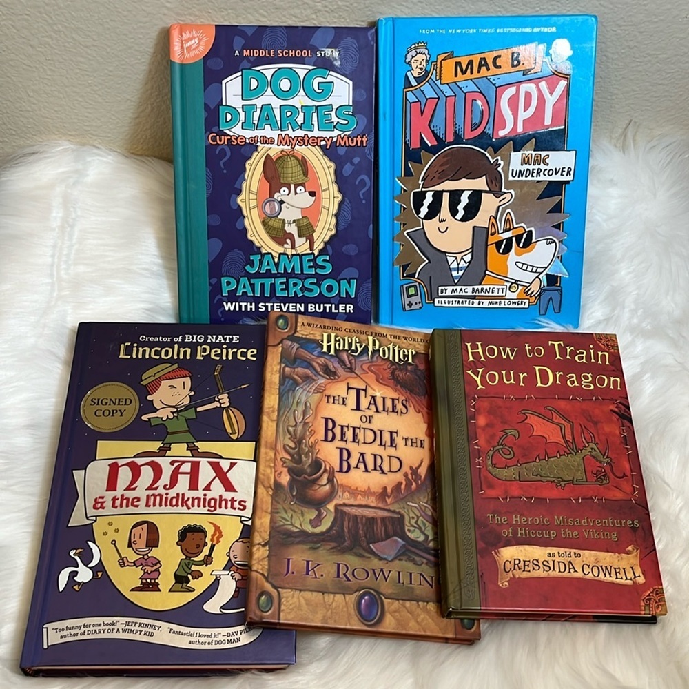 Bundle Five Hardback Kid Chapter Books